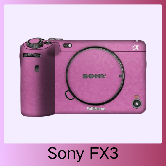 Corpo da Sony FX3  - Pele câmera, adesivo câmera - com alta resistência a arranhões, à prova d'água e com design elegante.